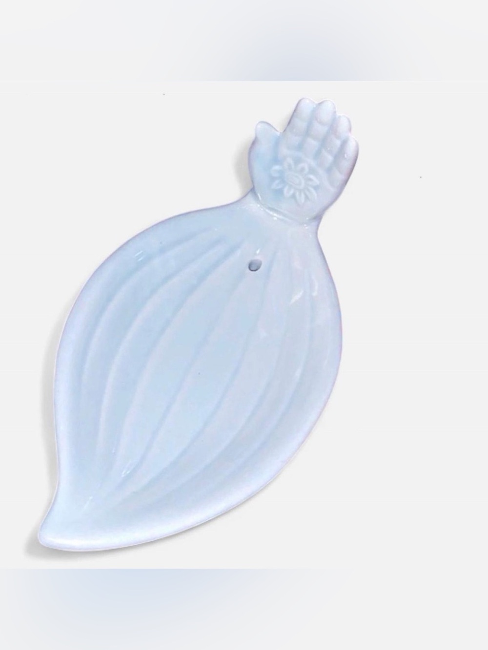 Boho ceramic Hamsa Hand incense Holder